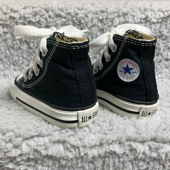 Converse Chuck Taylor All Star High Top Infant Sneakers Sz2 - Picture 9 of 14